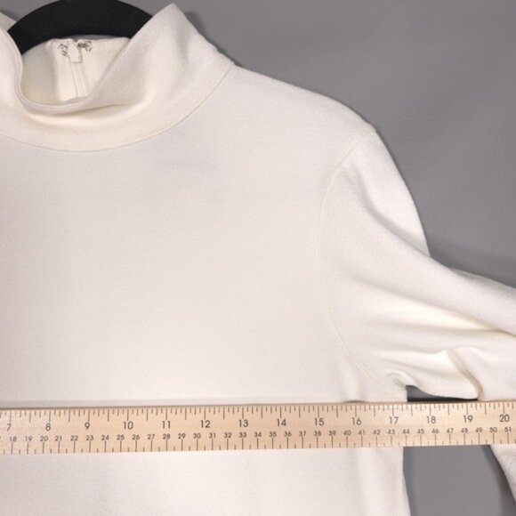 NWT CLUB MONACO Women’s ANGILE Mini DRESS ROBE WHITE/BLANC Size MEDIUM - Picture 4 of 11